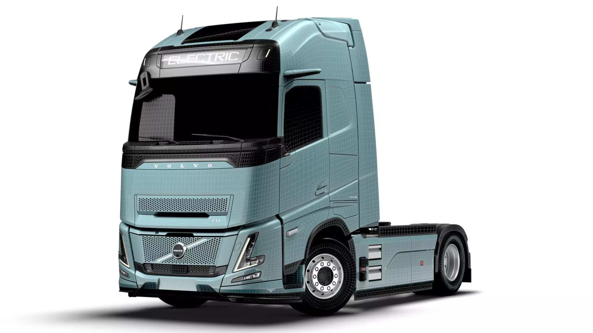 Volvo FH Aero Electric 4x2 Tractor 2026 3D model_23