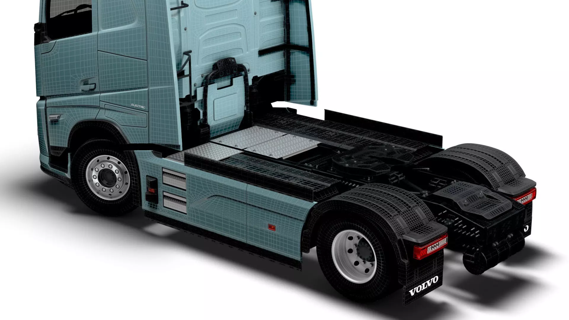 Volvo FH Aero Electric 4x2 Tractor 2026 3D model_17