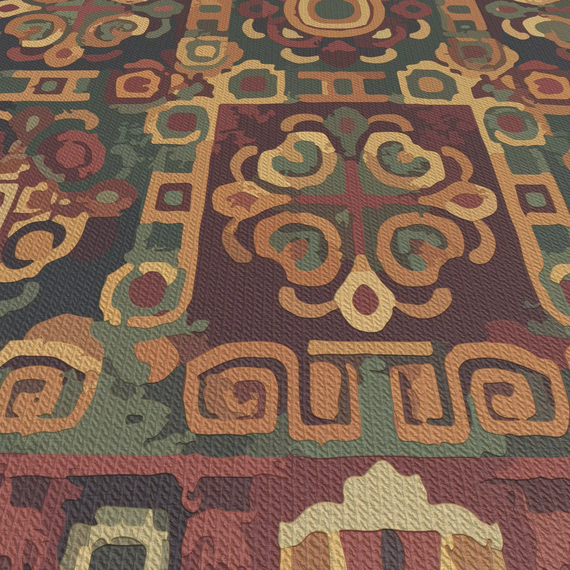 Seamless Carpet Series 10 Texture PBR 4K Texture_1