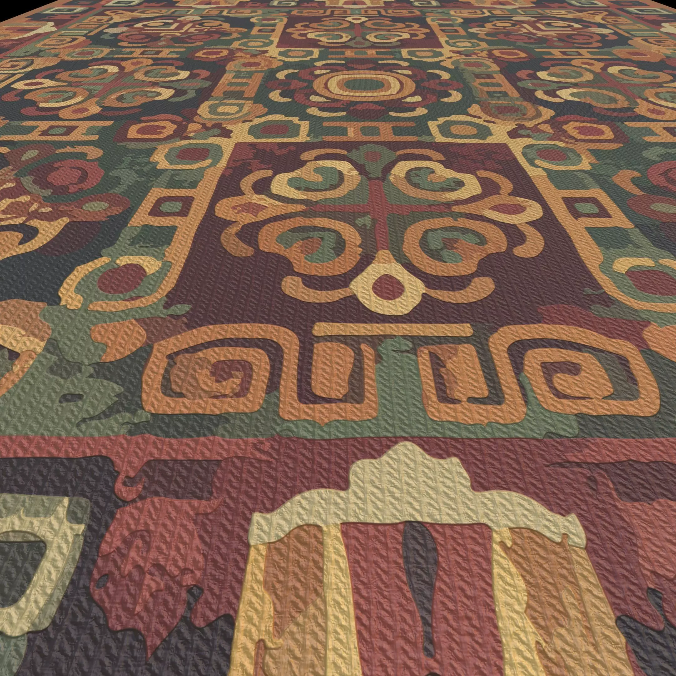 Seamless Carpet Series 10 Texture PBR 4K Texture_0