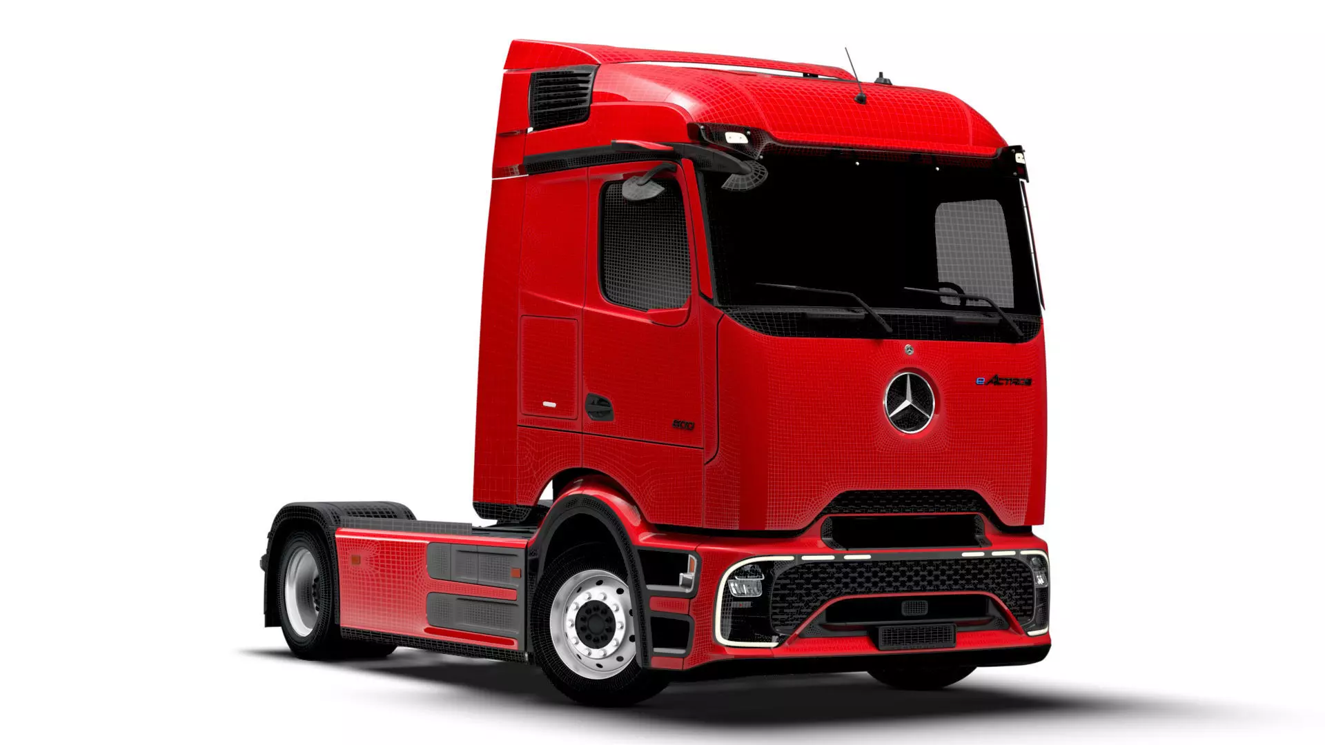 Mercedes Benz eActros Pro600 4x2 Chassis 2026 3D model_15
