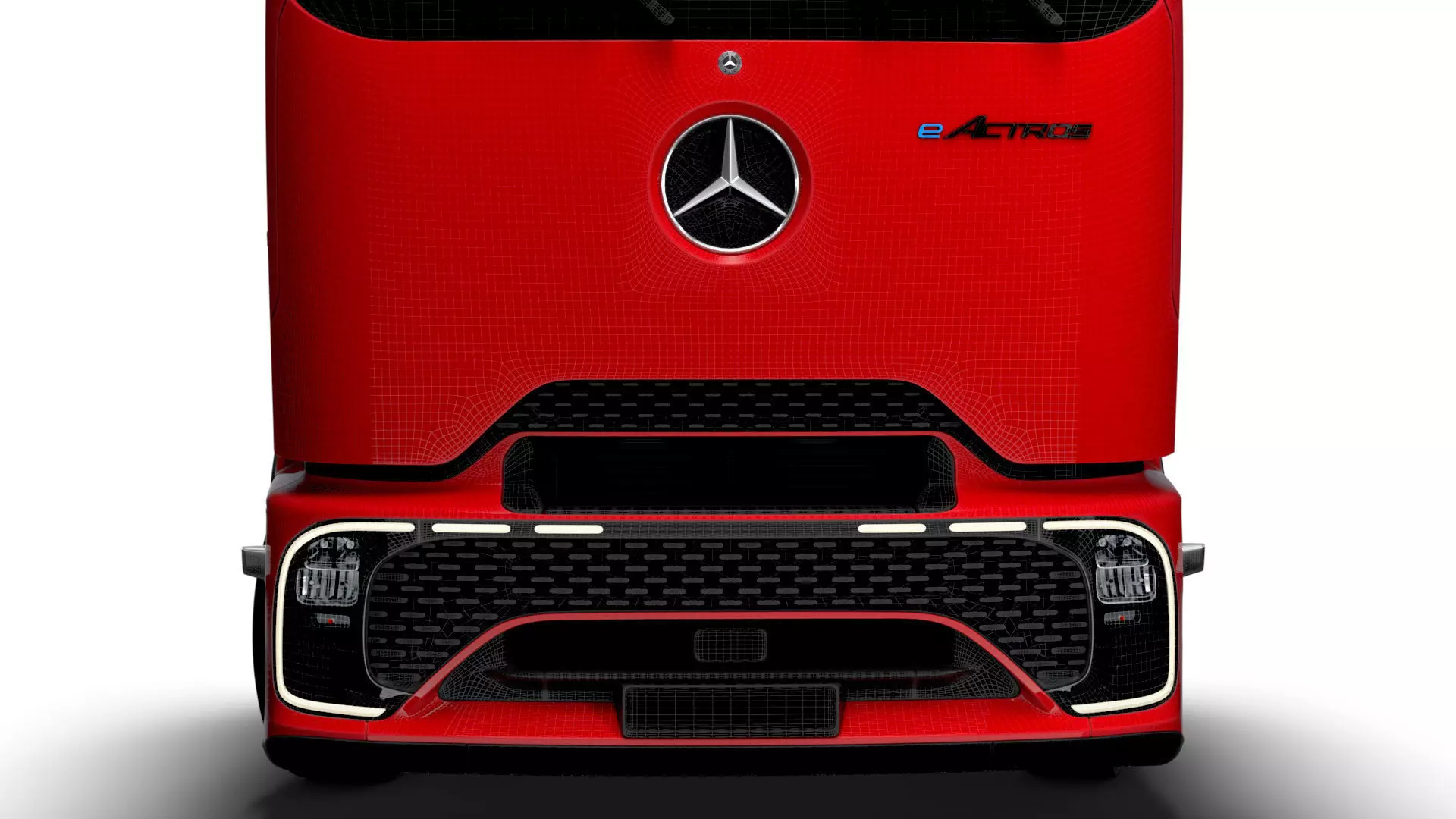 Mercedes Benz eActros Pro600 4x2 Chassis 2026 3D model_22