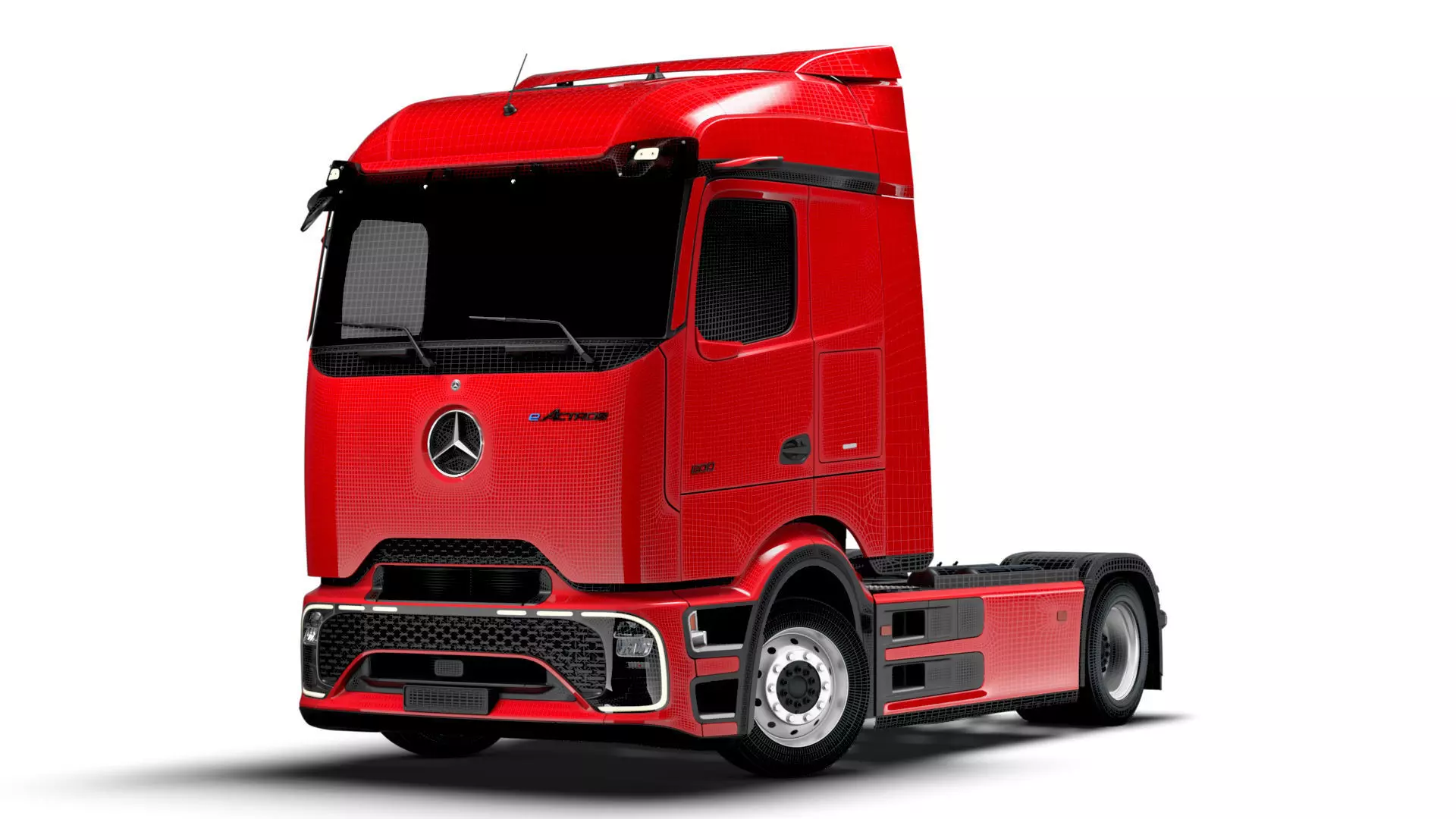 Mercedes Benz eActros Pro600 4x2 Chassis 2026 3D model_23