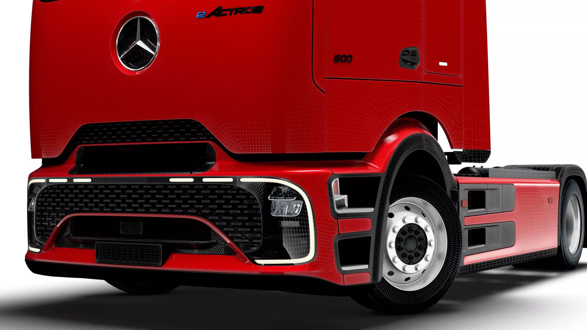 Mercedes Benz eActros Pro600 4x2 Chassis 2026 3D model_18