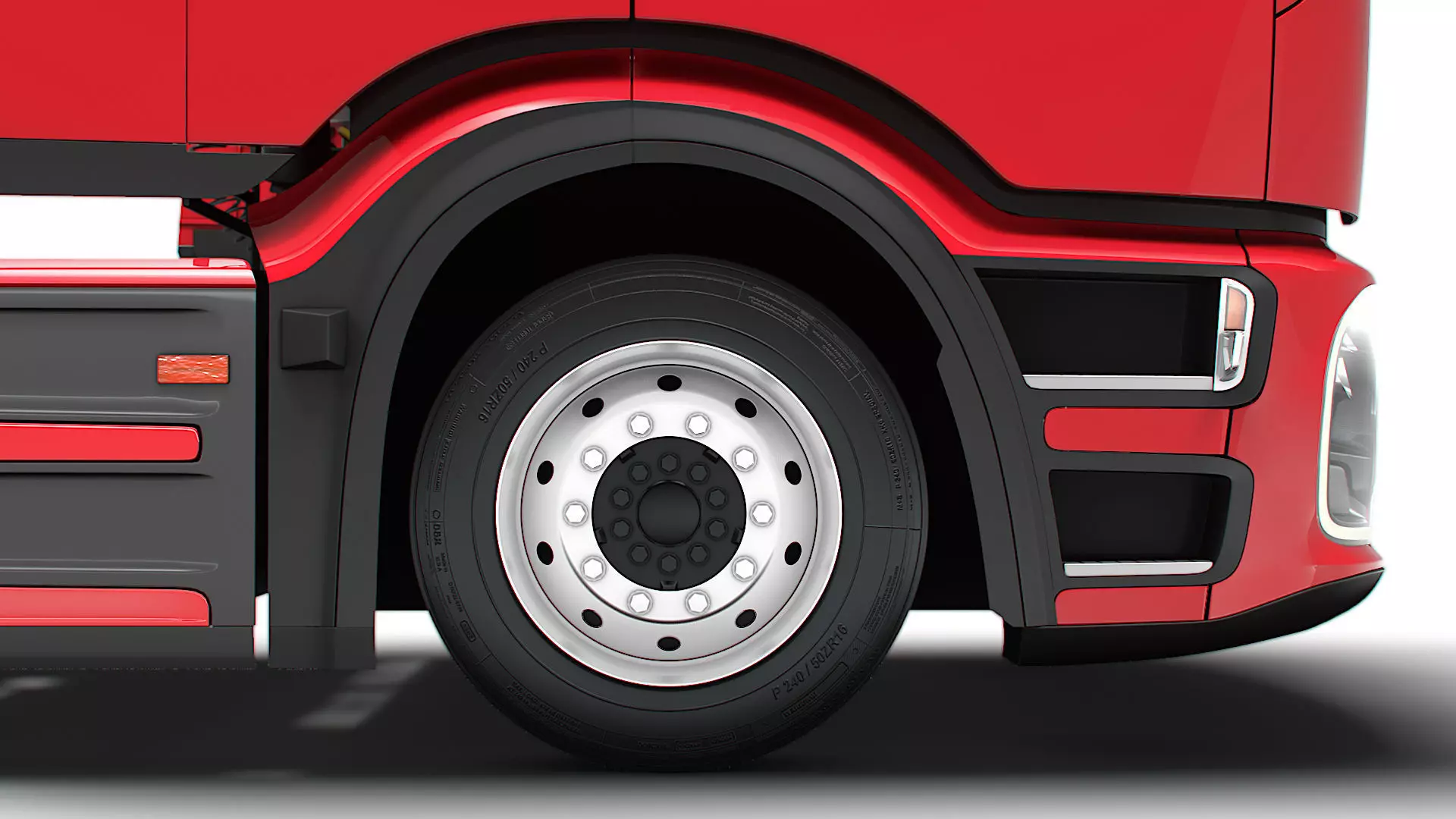 Mercedes Benz eActros Pro600 4x2 Chassis 2026 3D model_9