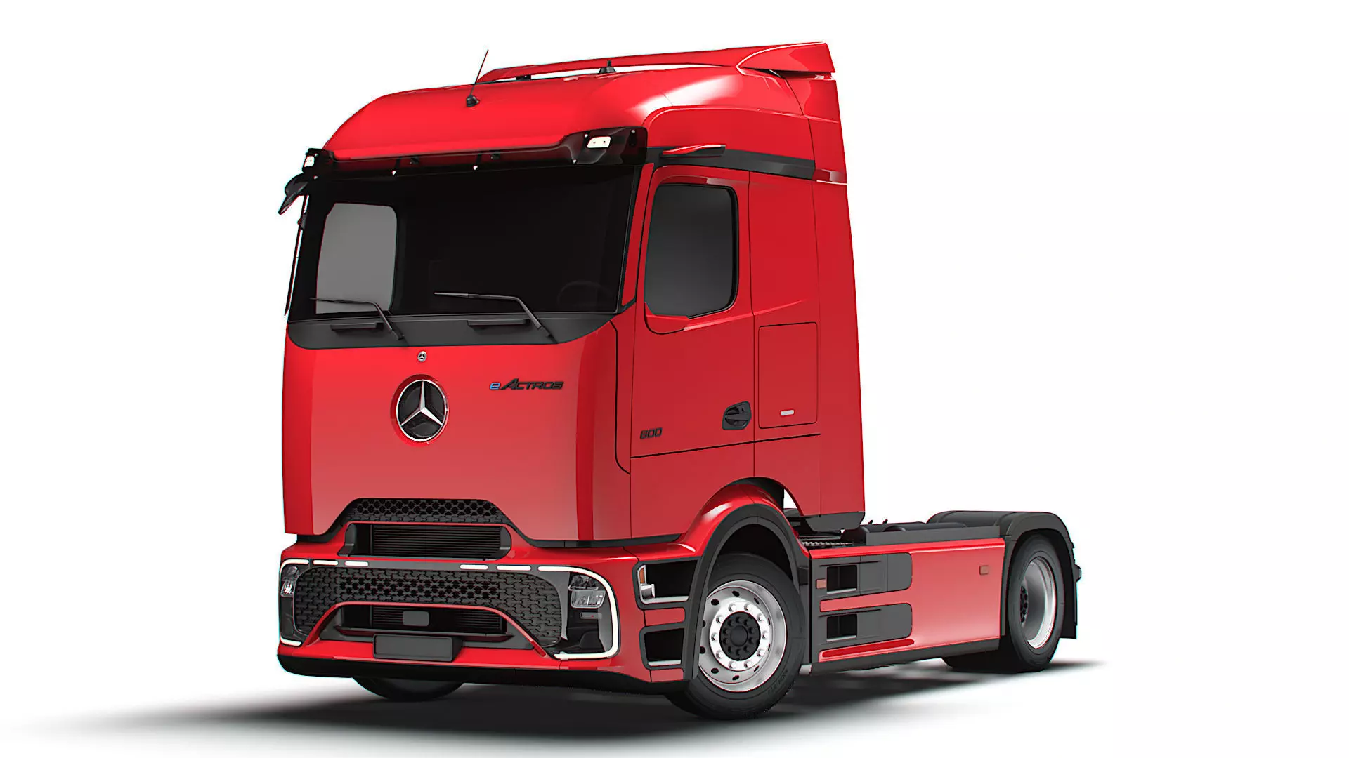 Mercedes Benz eActros Pro600 4x2 Chassis 2026 3D model_8