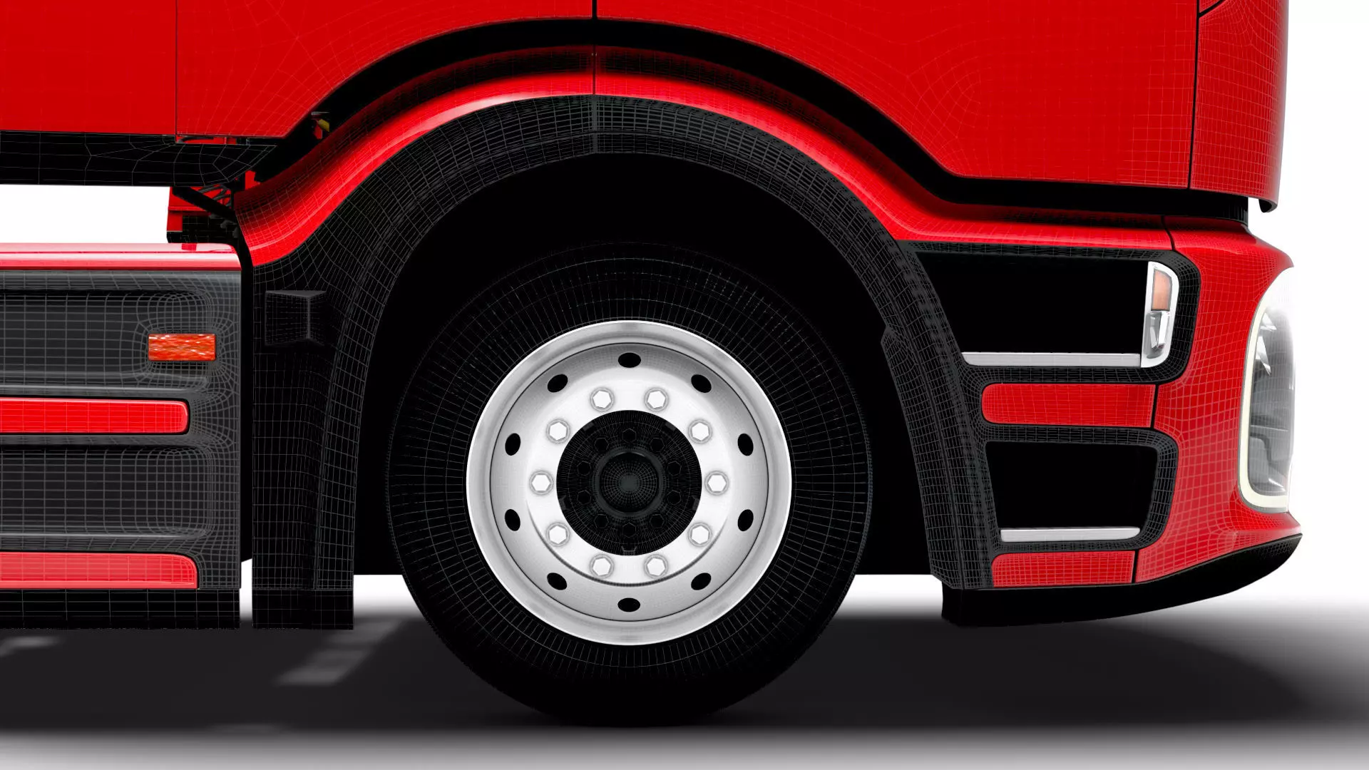 Mercedes Benz eActros Pro600 4x2 Chassis 2026 3D model_24