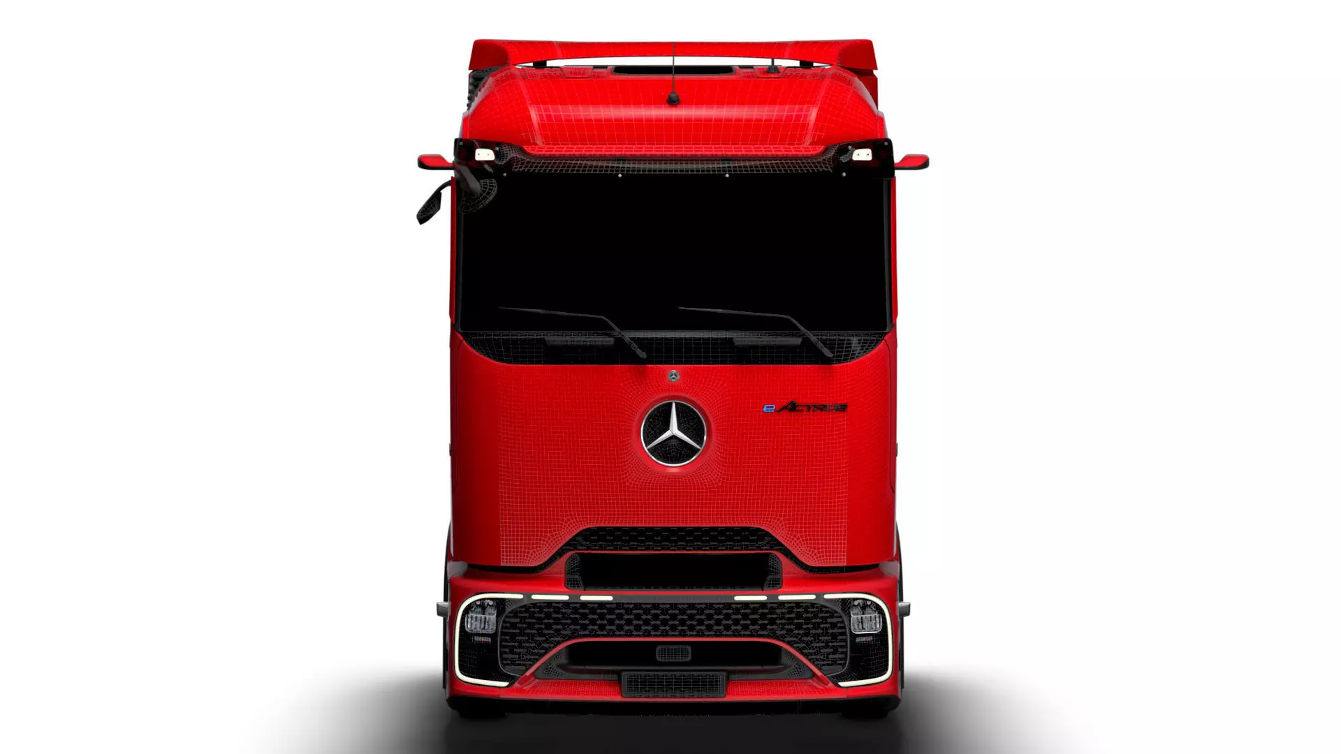 Mercedes Benz eActros Pro600 4x2 Chassis 2026 3D model_21