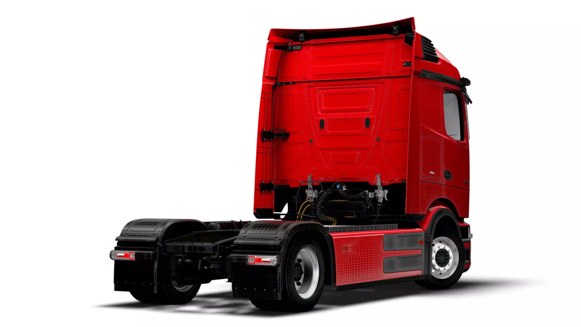 Mercedes Benz eActros Pro600 4x2 Chassis 2026 3D model_20