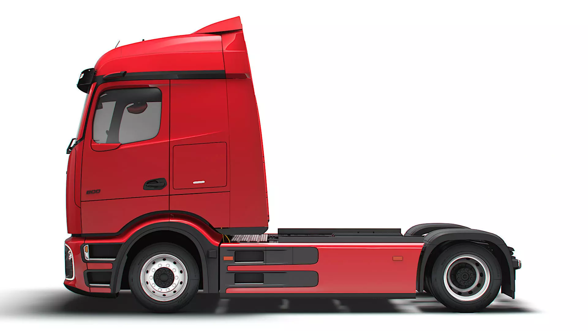 Mercedes Benz eActros Pro600 4x2 Chassis 2026 3D model_4