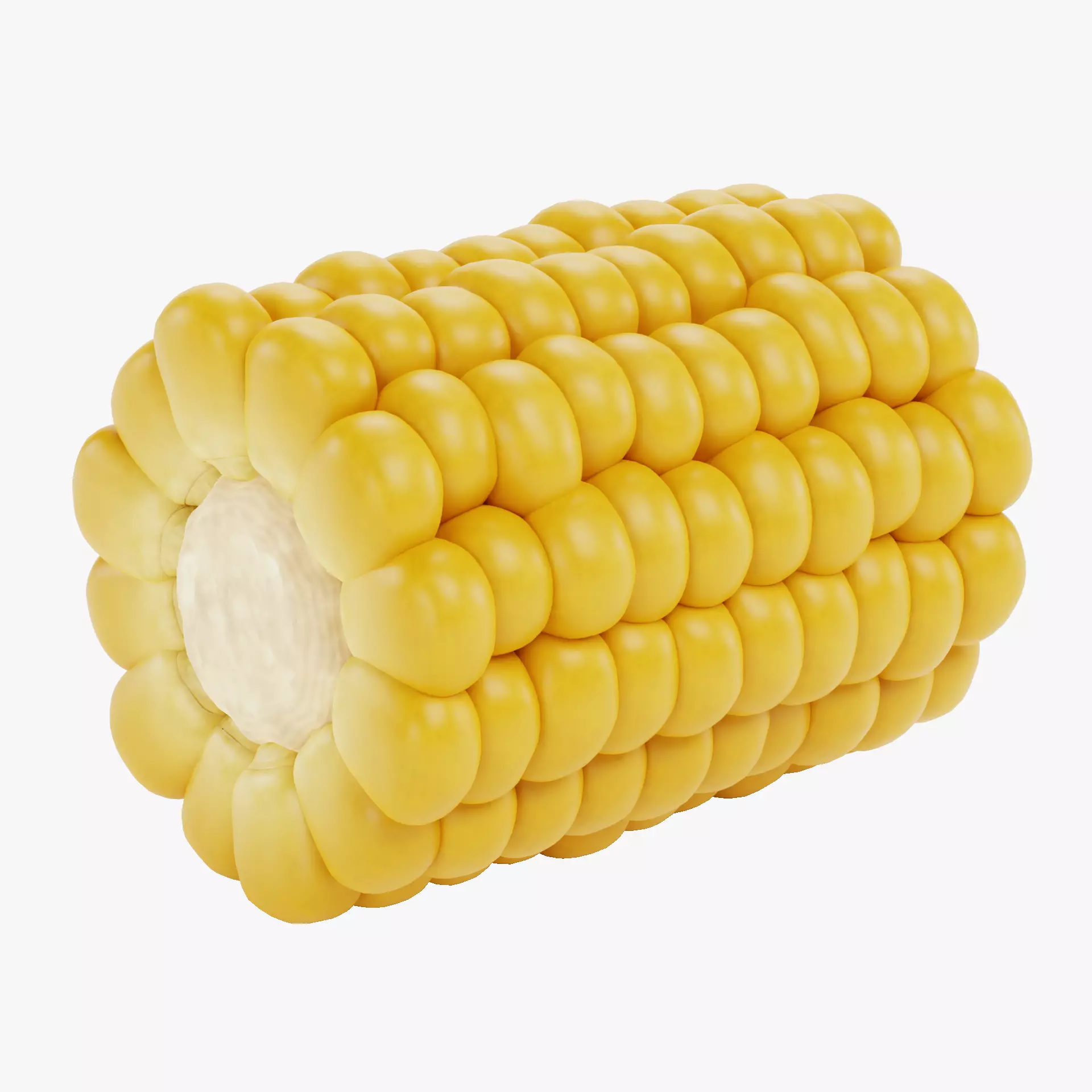 -Corn Cob Piece V1- 3D model_11