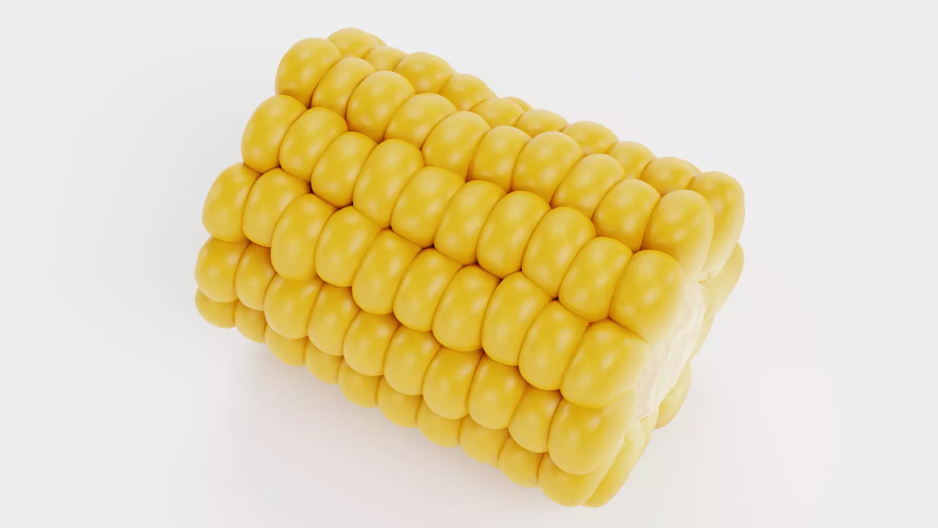 -Corn Cob Piece V1- 3D model_4