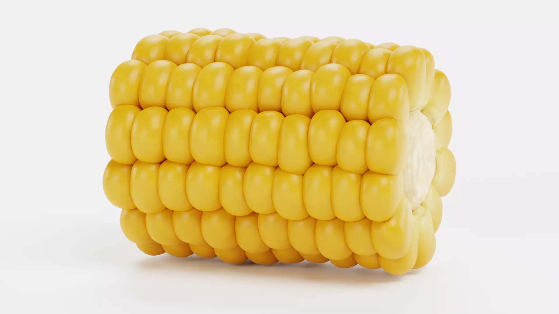 -Corn Cob Piece V1- 3D model_2