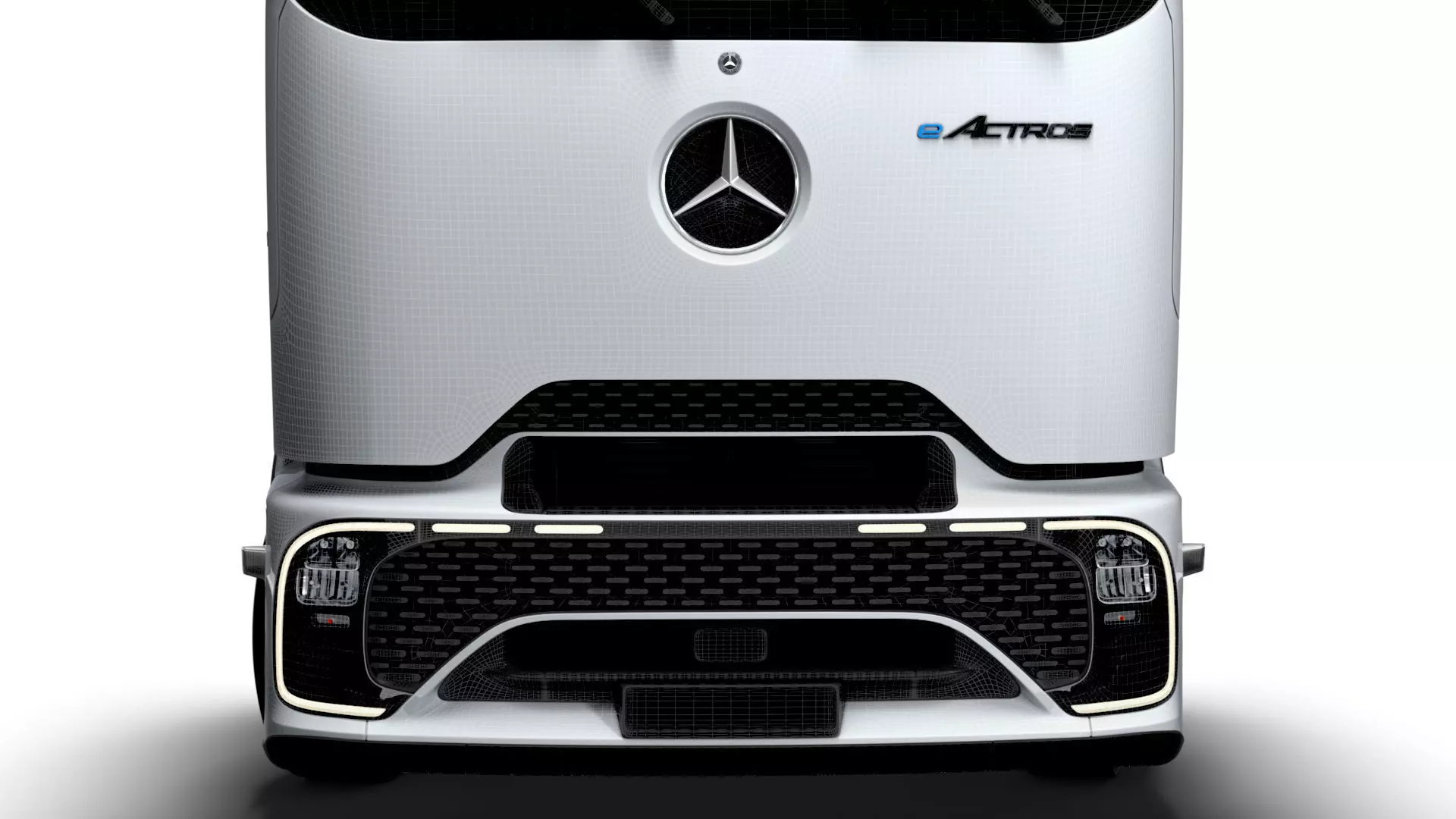 Mercedes Benz eActros Pro600 4x2 Tractor 2026 3D model_22