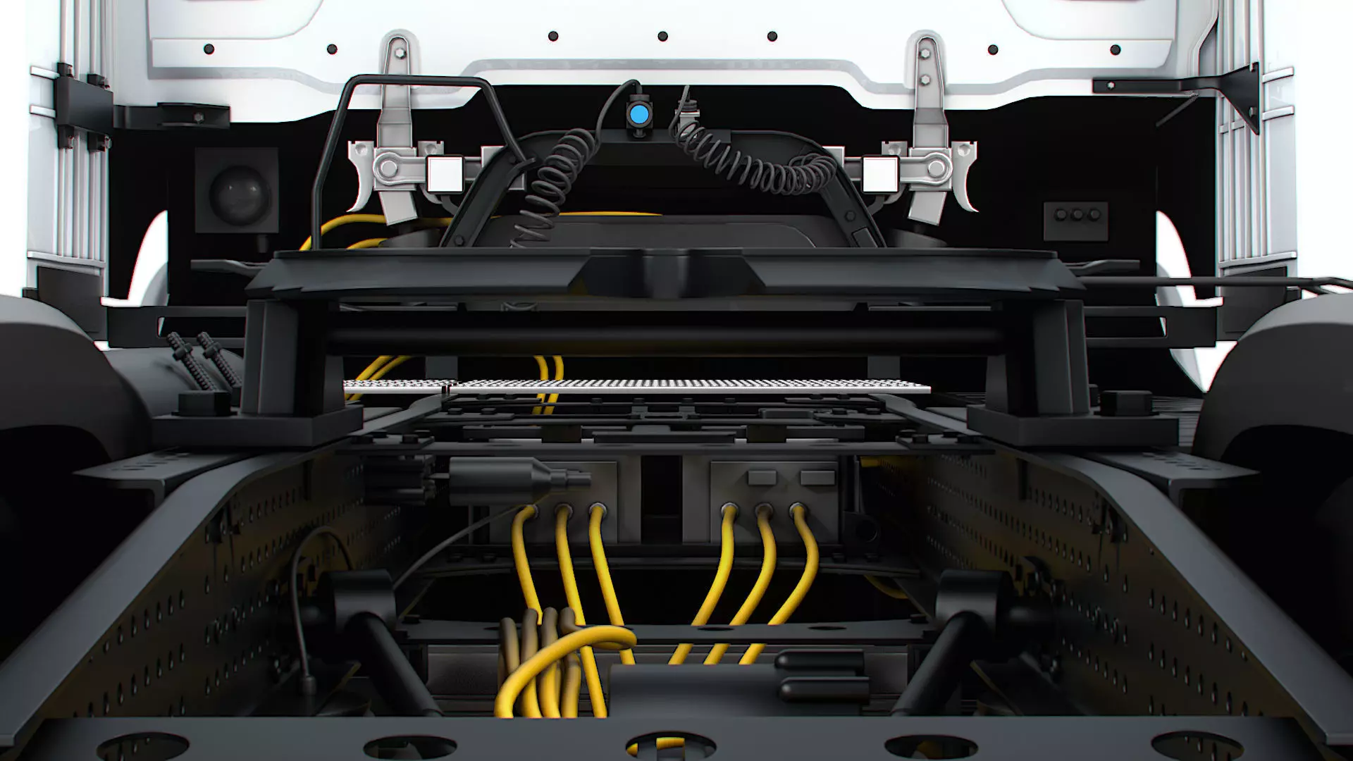 Mercedes Benz eActros Pro600 4x2 Tractor 2026 3D model_14