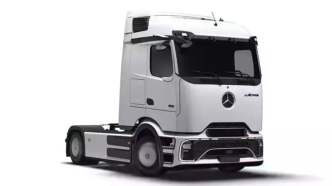 Mercedes Benz eActros Pro600 4x2 Tractor 2026 3D model