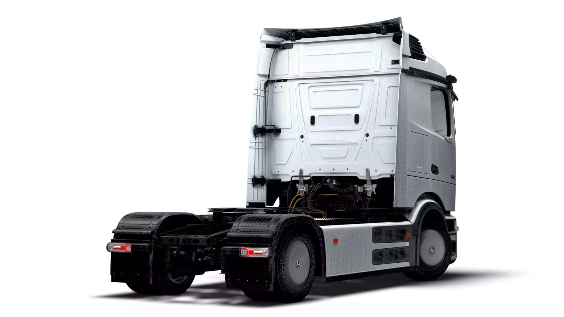 Mercedes Benz eActros Pro600 4x2 Tractor 2026 3D model_20