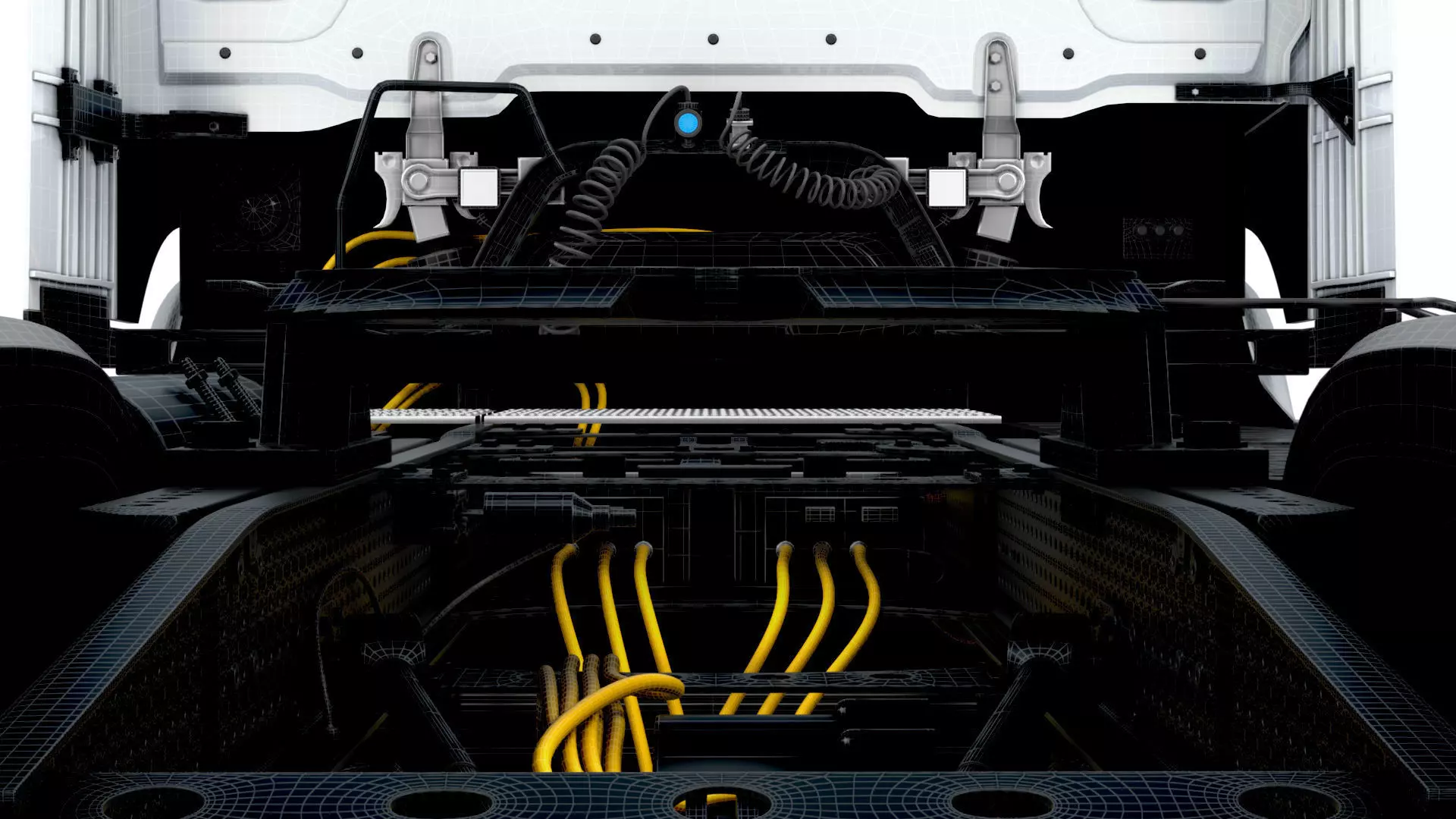 Mercedes Benz eActros Pro600 4x2 Tractor 2026 3D model_29