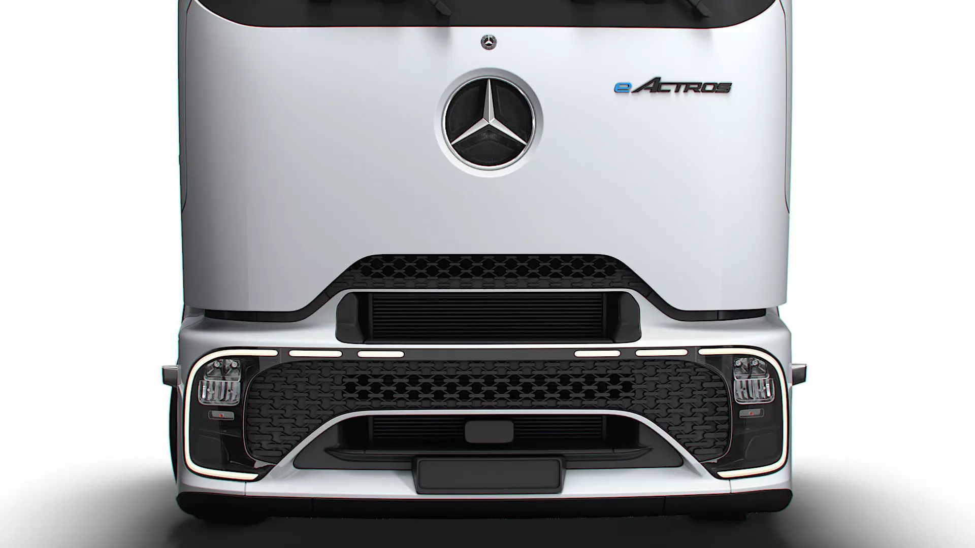 Mercedes Benz eActros Pro600 4x2 Tractor 2026 3D model_7