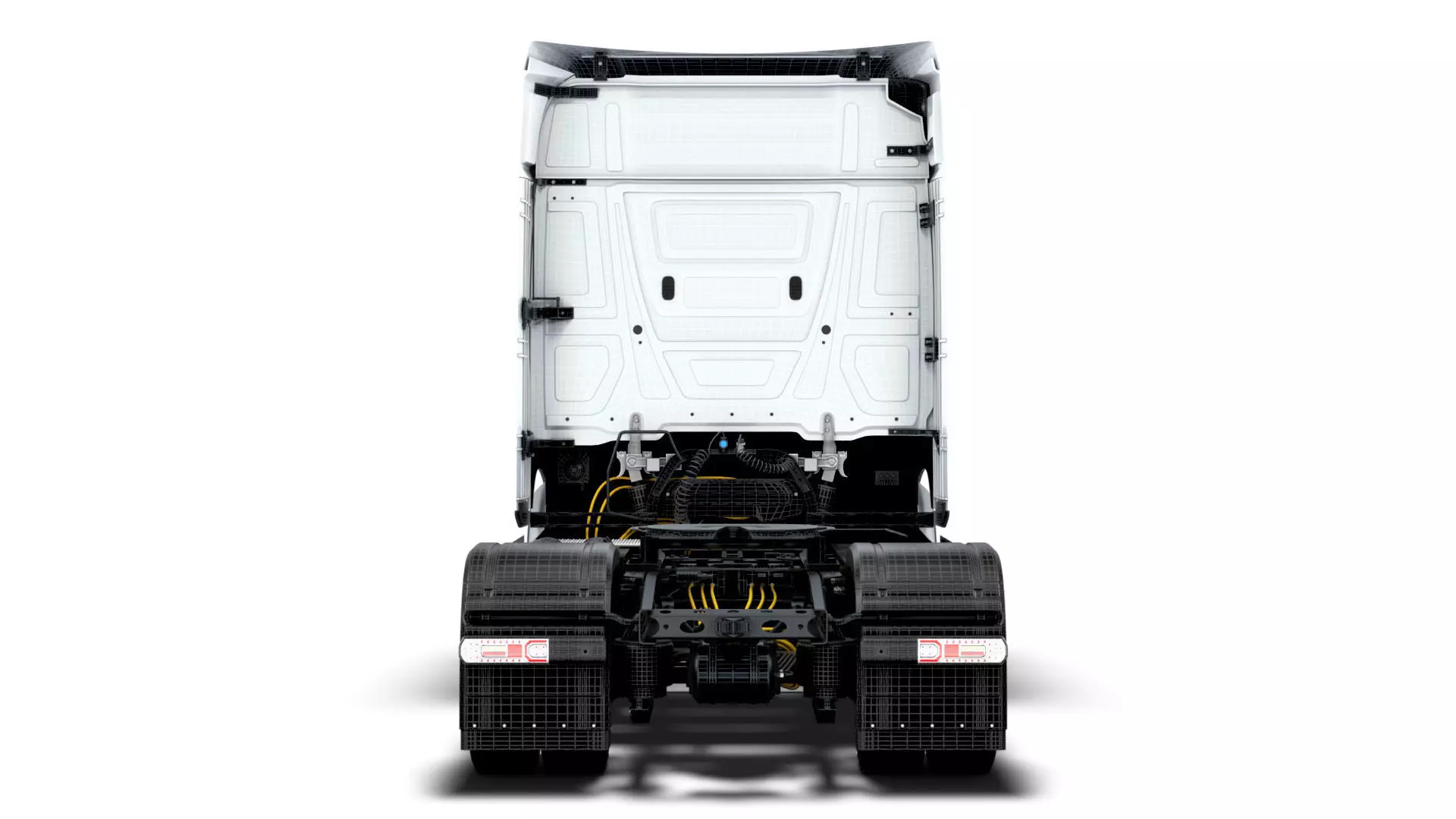 Mercedes Benz eActros Pro600 4x2 Tractor 2026 3D model_25