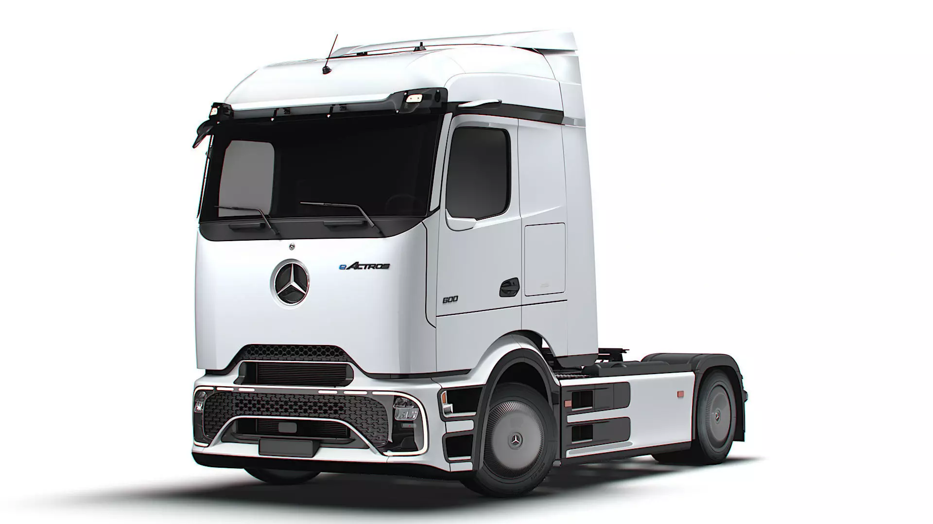 Mercedes Benz eActros Pro600 4x2 Tractor 2026 3D model_8