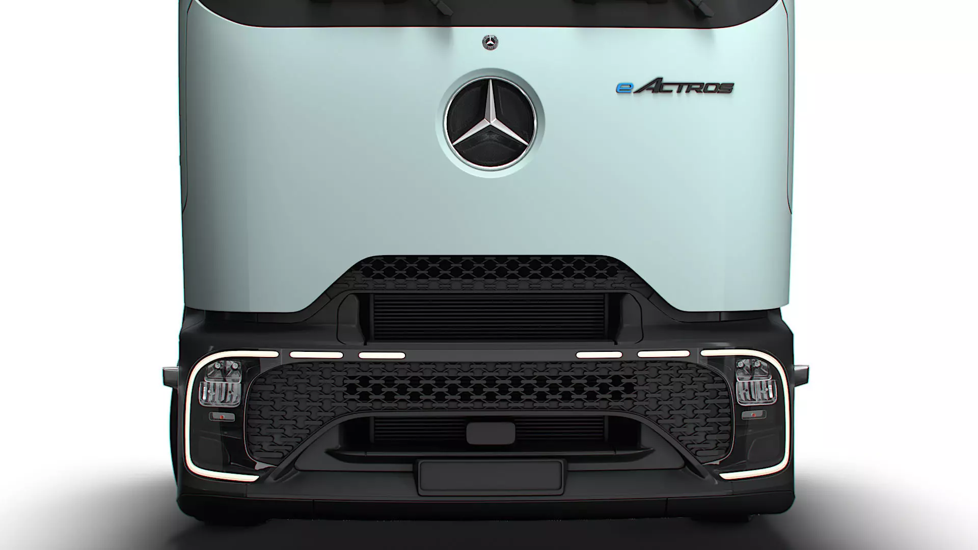 Mercedes Benz eActros Pro600 6x2 Chassis 2026 3D model_7