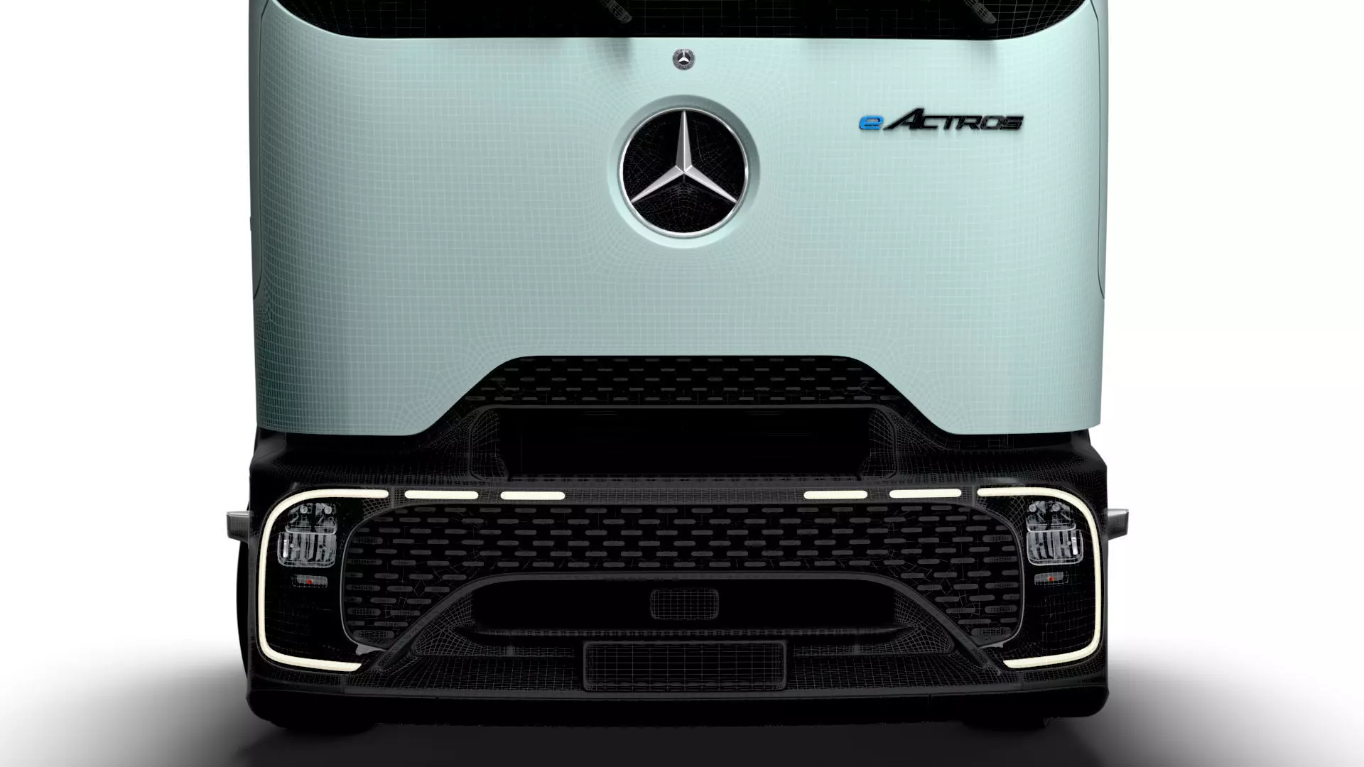 Mercedes Benz eActros Pro600 6x2 Chassis 2026 3D model_22