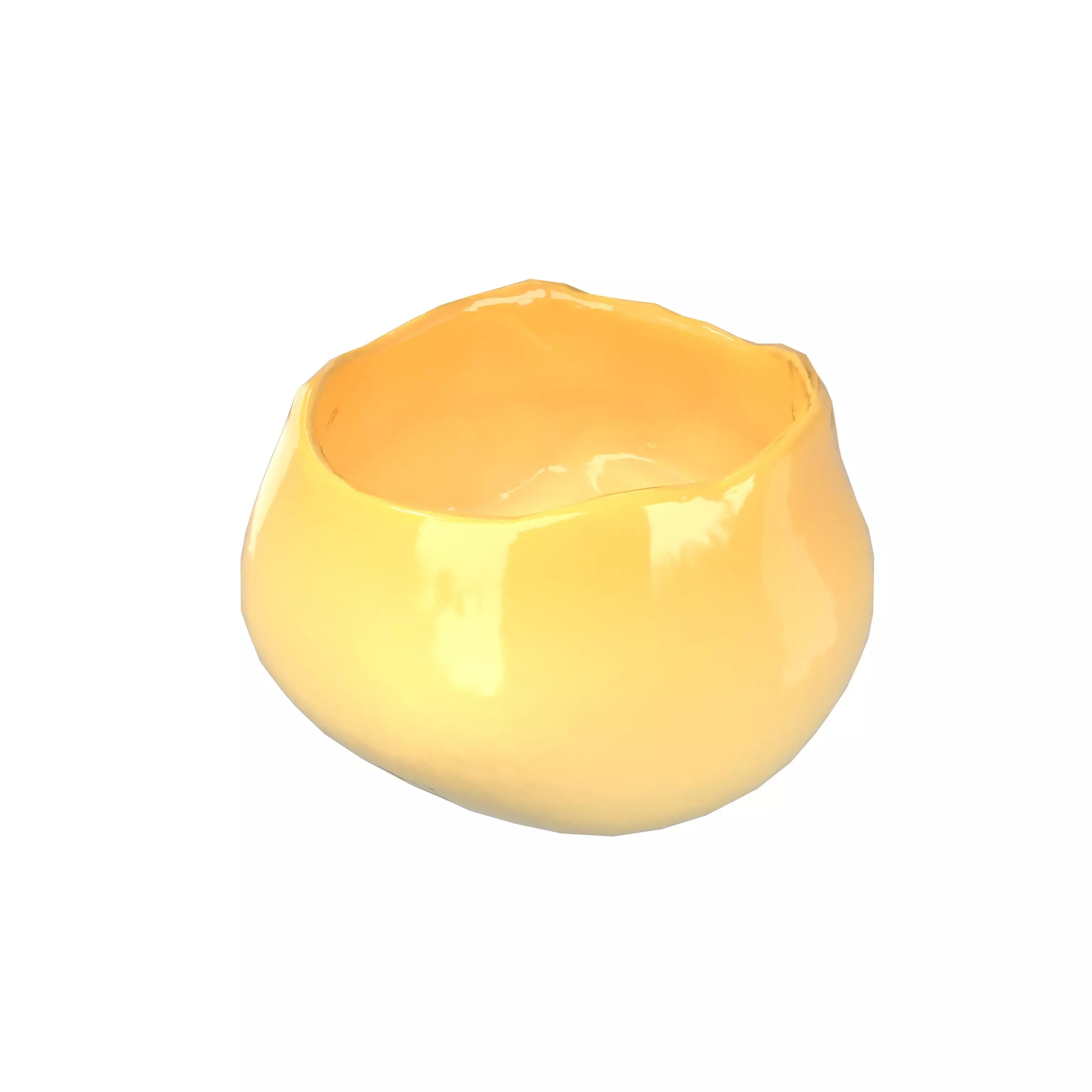 Flower Shaped Cup v1 002 Low-poly 3D model_0