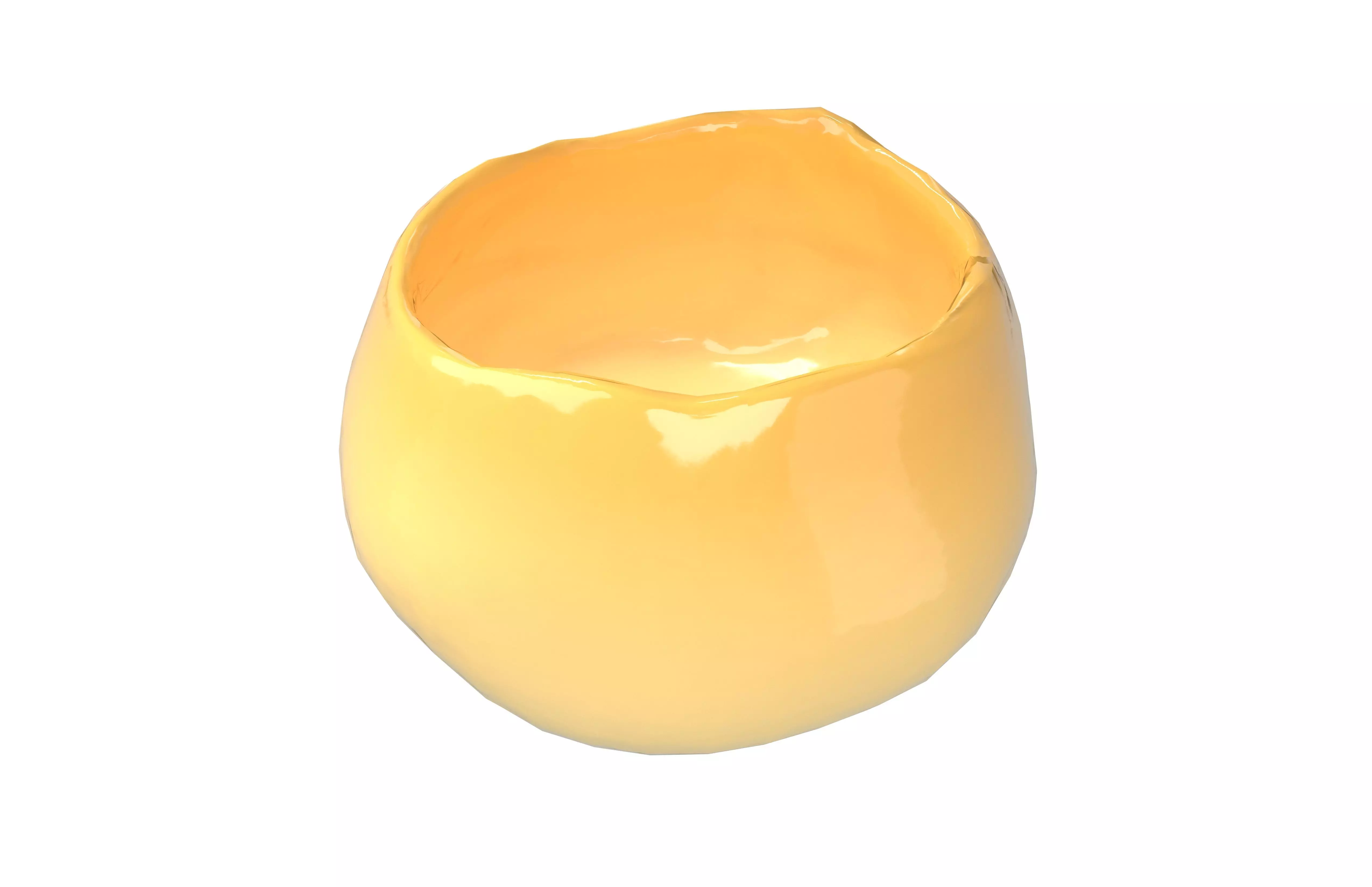 Flower Shaped Cup v1 002 Low-poly 3D model_2