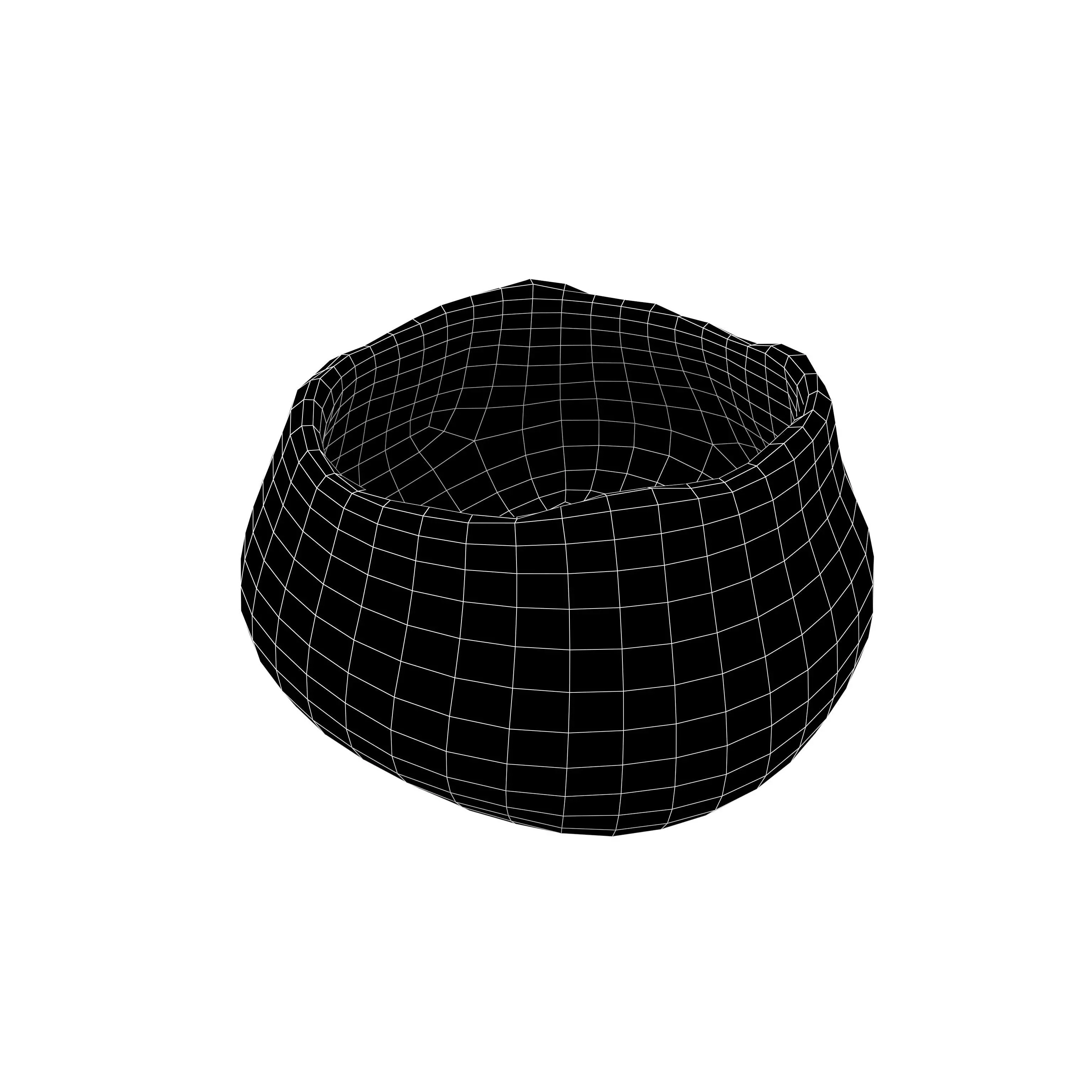 Flower Shaped Cup v1 002 Low-poly 3D model_4