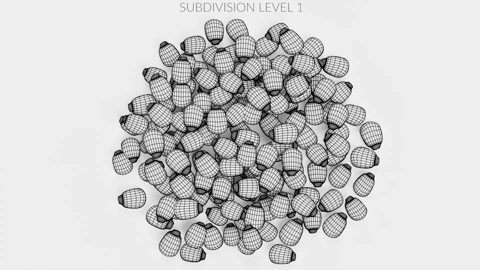 -Corn Seeds Pile- 3D model_10