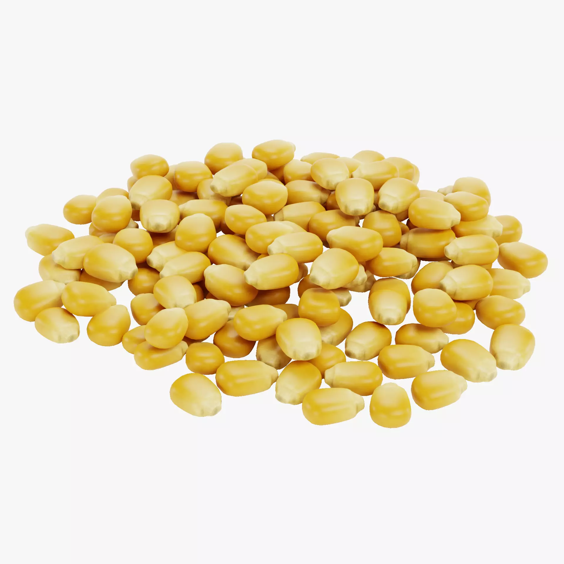-Corn Seeds Pile- 3D model_11