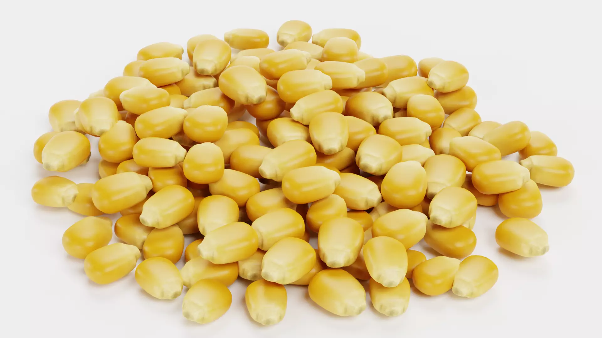 -Corn Seeds Pile- 3D model_4