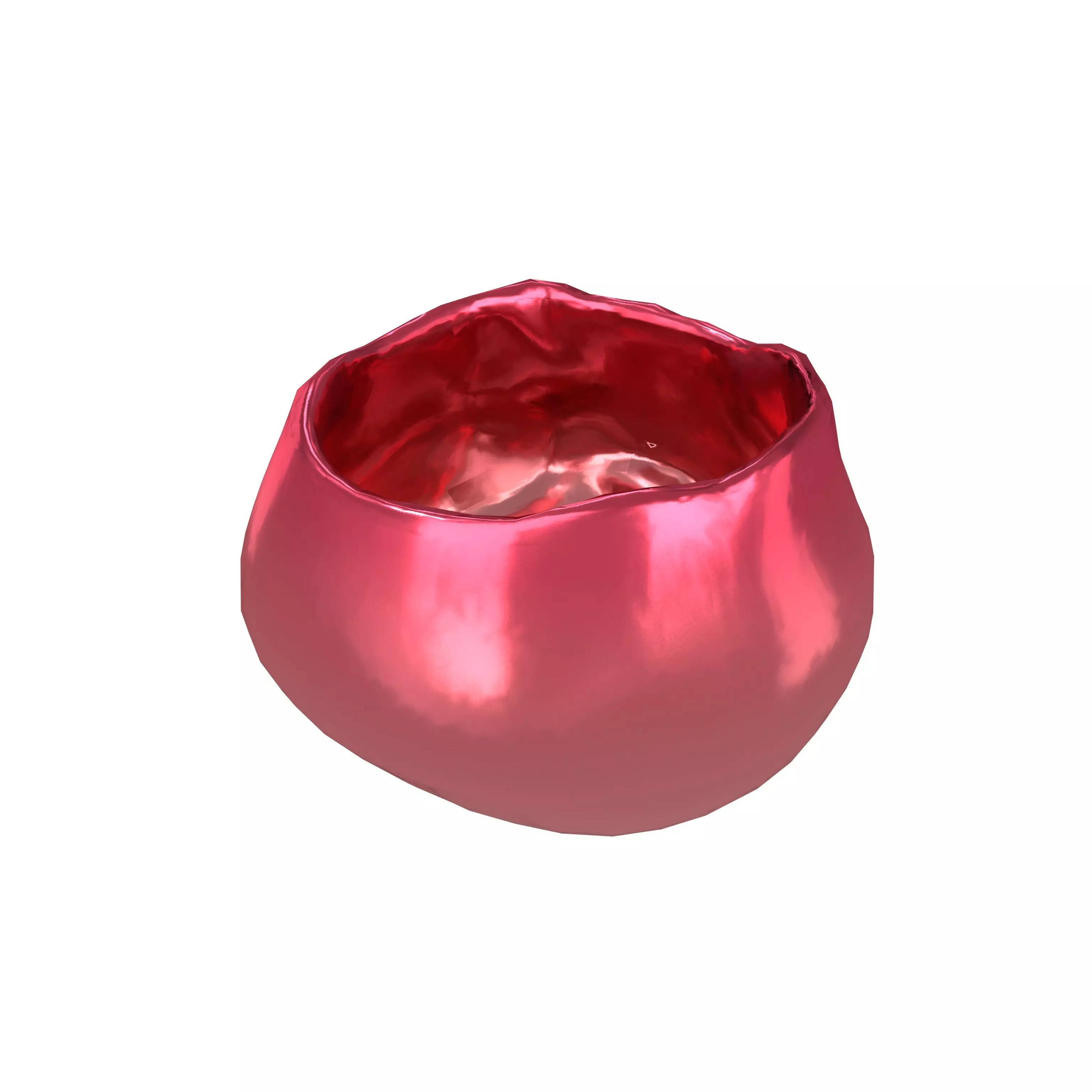 Flower Shaped Cup v1 004 Low-poly 3D model_0