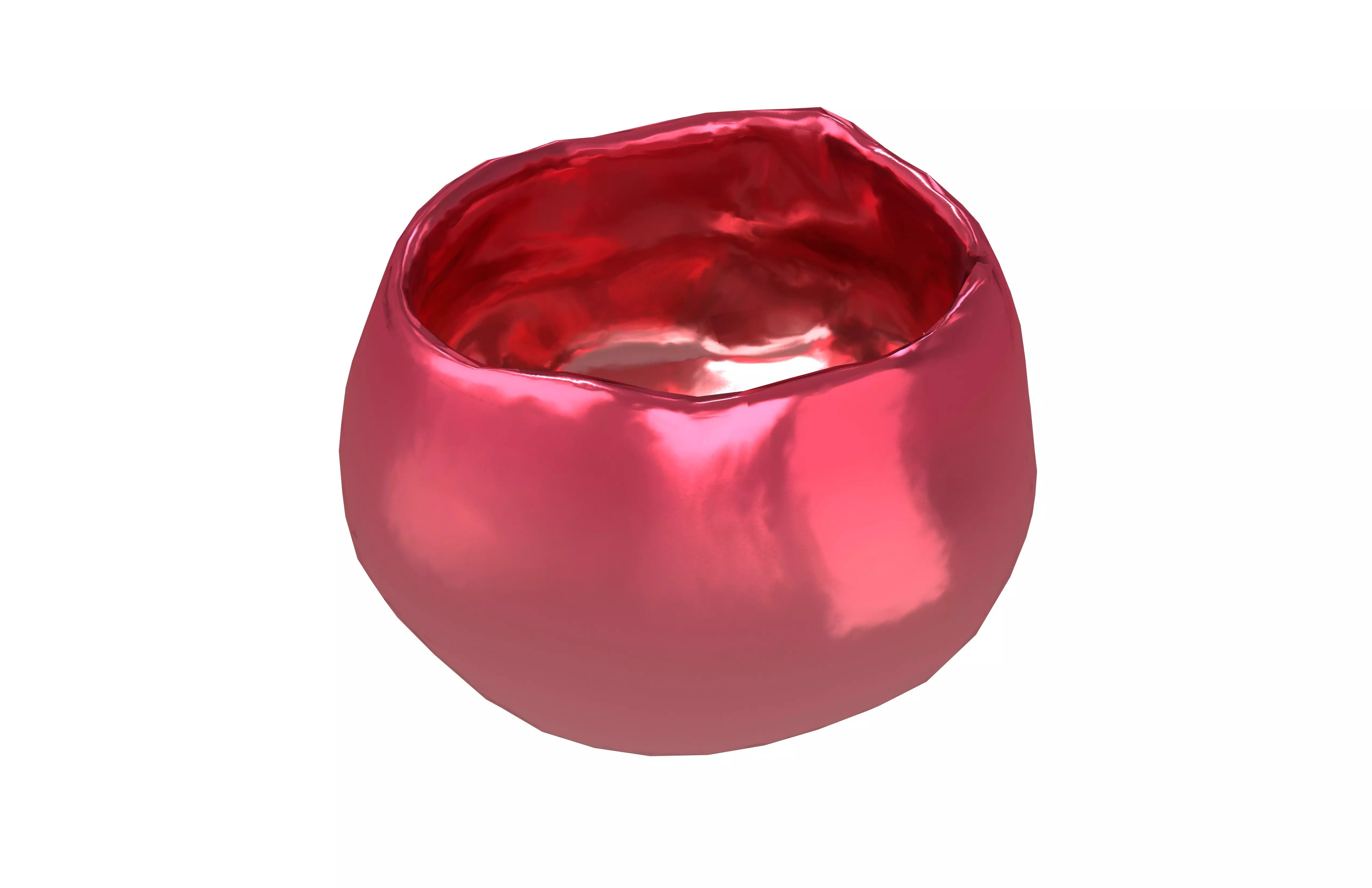 Flower Shaped Cup v1 004 Low-poly 3D model_2