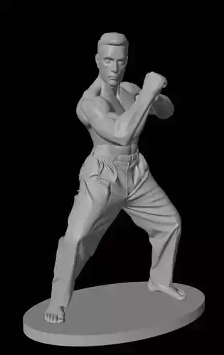 Jean-Claude Van Damme Martial Arts Pose