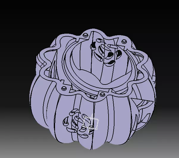 Halloween Version Bluetooth Speaker 3D print model_38