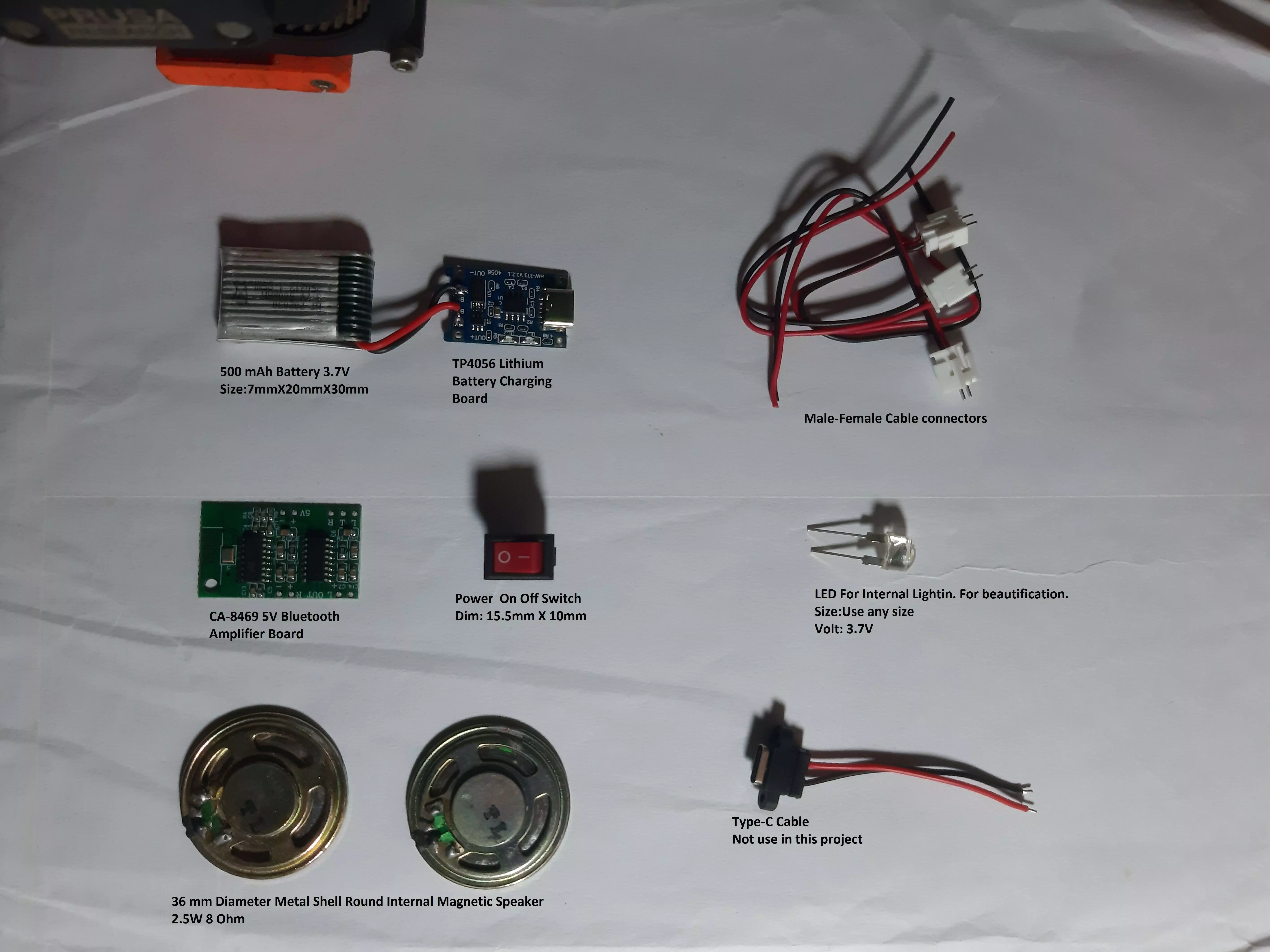 Halloween Version Bluetooth Speaker 3D print model_6