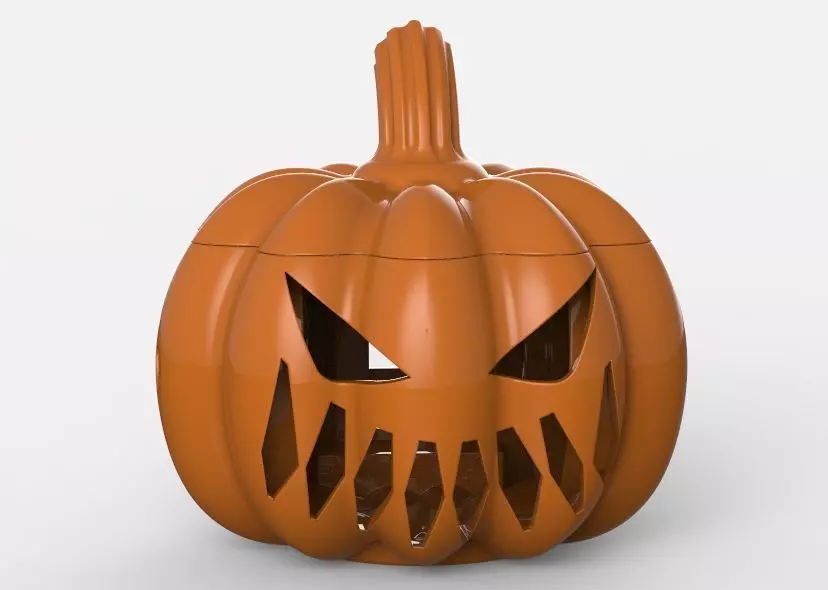 Halloween Version Bluetooth Speaker 3D print model_78