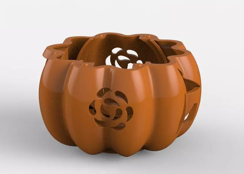 Halloween Version Bluetooth Speaker 3D print model_7