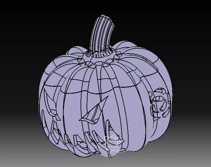 Halloween Version Bluetooth Speaker 3D print model_13