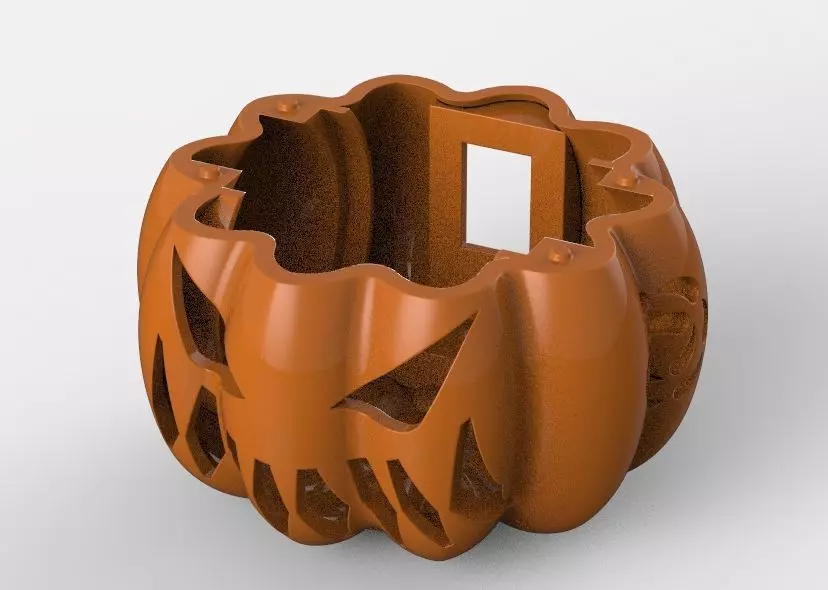 Halloween Version Bluetooth Speaker 3D print model_87