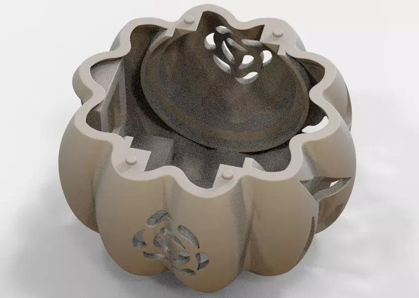 Halloween Version Bluetooth Speaker 3D print model_62