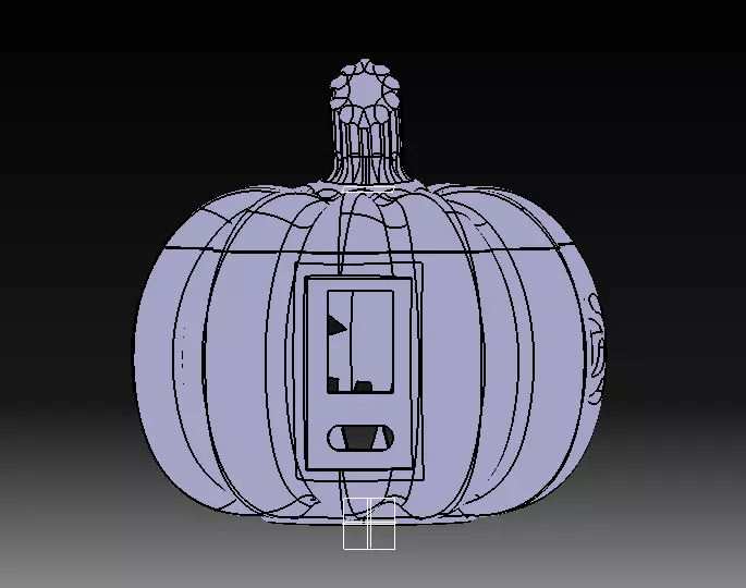 Halloween Version Bluetooth Speaker 3D print model_25