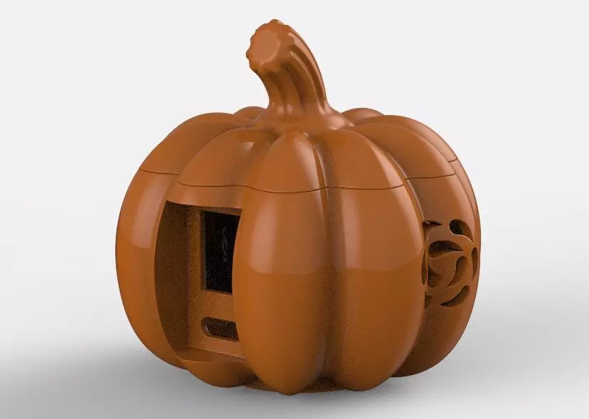 Halloween Version Bluetooth Speaker 3D print model_11