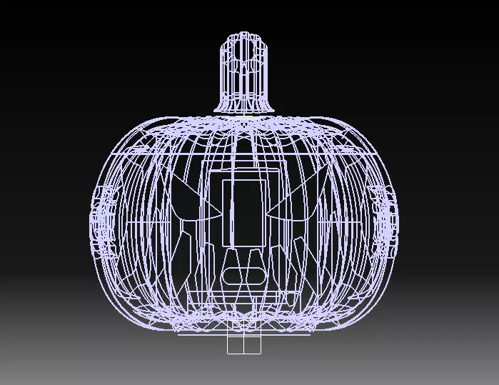 Halloween Version Bluetooth Speaker 3D print model_12