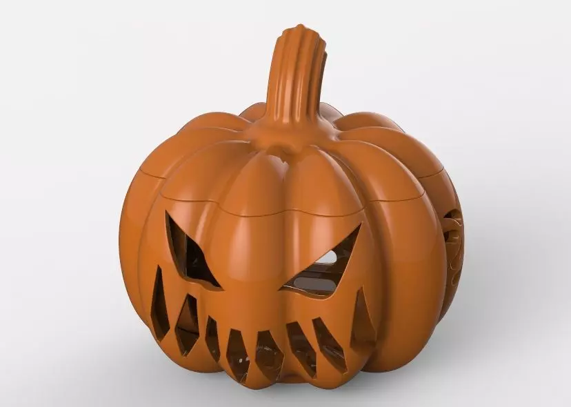 Halloween Version Bluetooth Speaker 3D print model_86