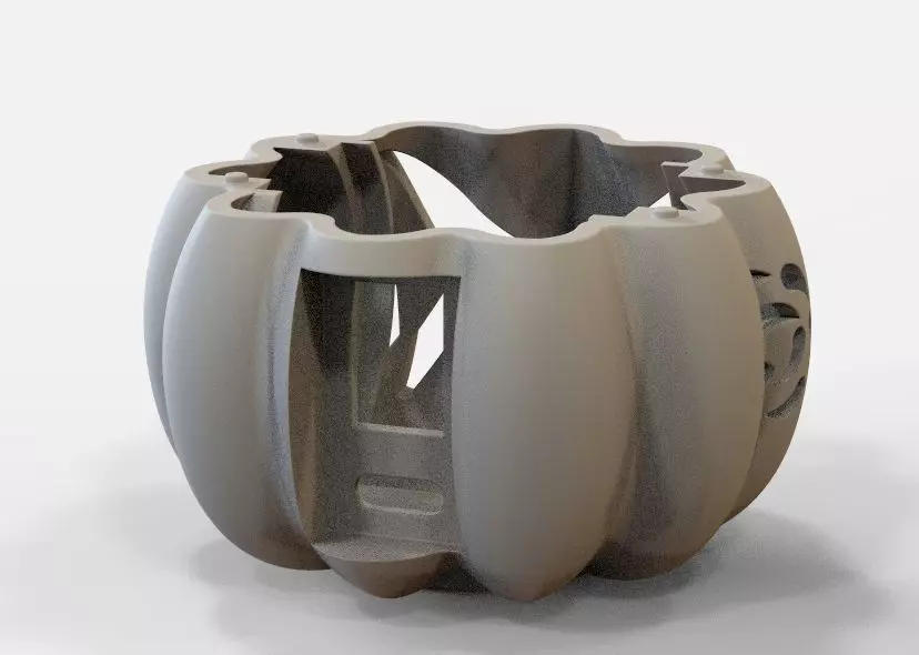 Halloween Version Bluetooth Speaker 3D print model_64