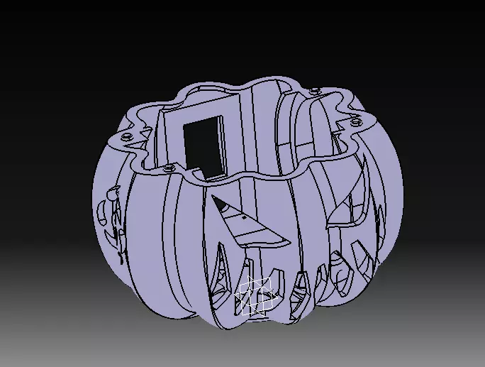 Halloween Version Bluetooth Speaker 3D print model_40