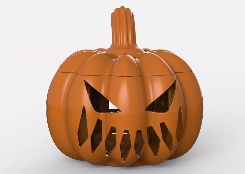 Halloween Version Bluetooth Speaker 3D print model_77